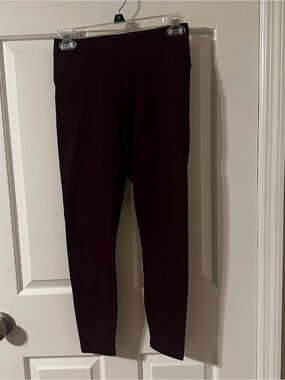 Fabletics Girls High-Rise Plum Leggings
